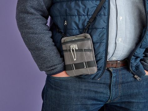 Deejo Organizer Tasche, Grau