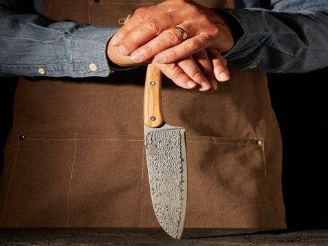 Deejo Santoku, Damas 67, Olivenholz